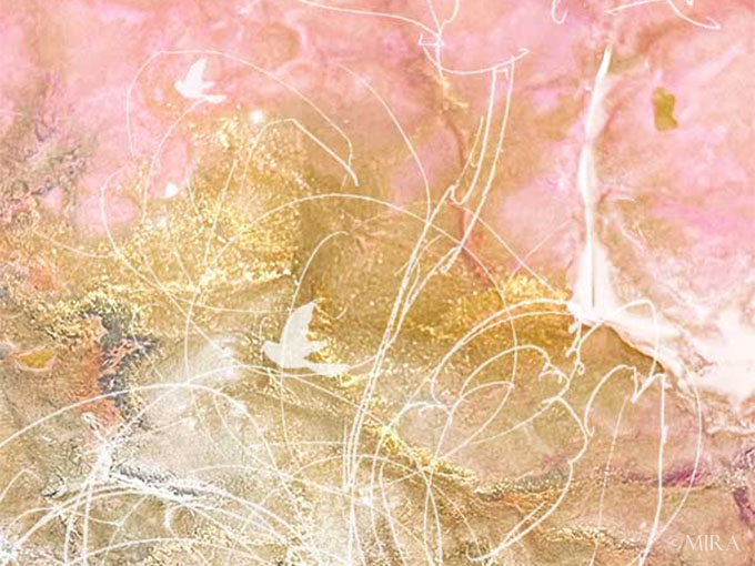 油絵 幸せの黄色と白の薔薇 絵具の力 のこっ
